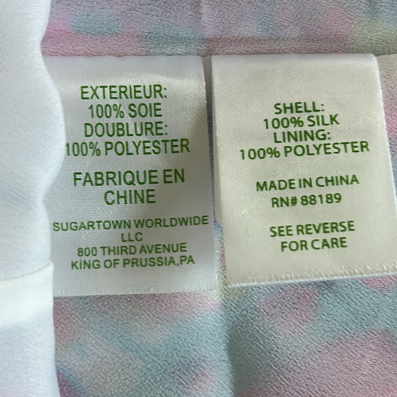 Lilly Pulitzer Lela Silk Dress in gorgeous, colorful Psychedelic Sunshine Print - Picture 6 of 14